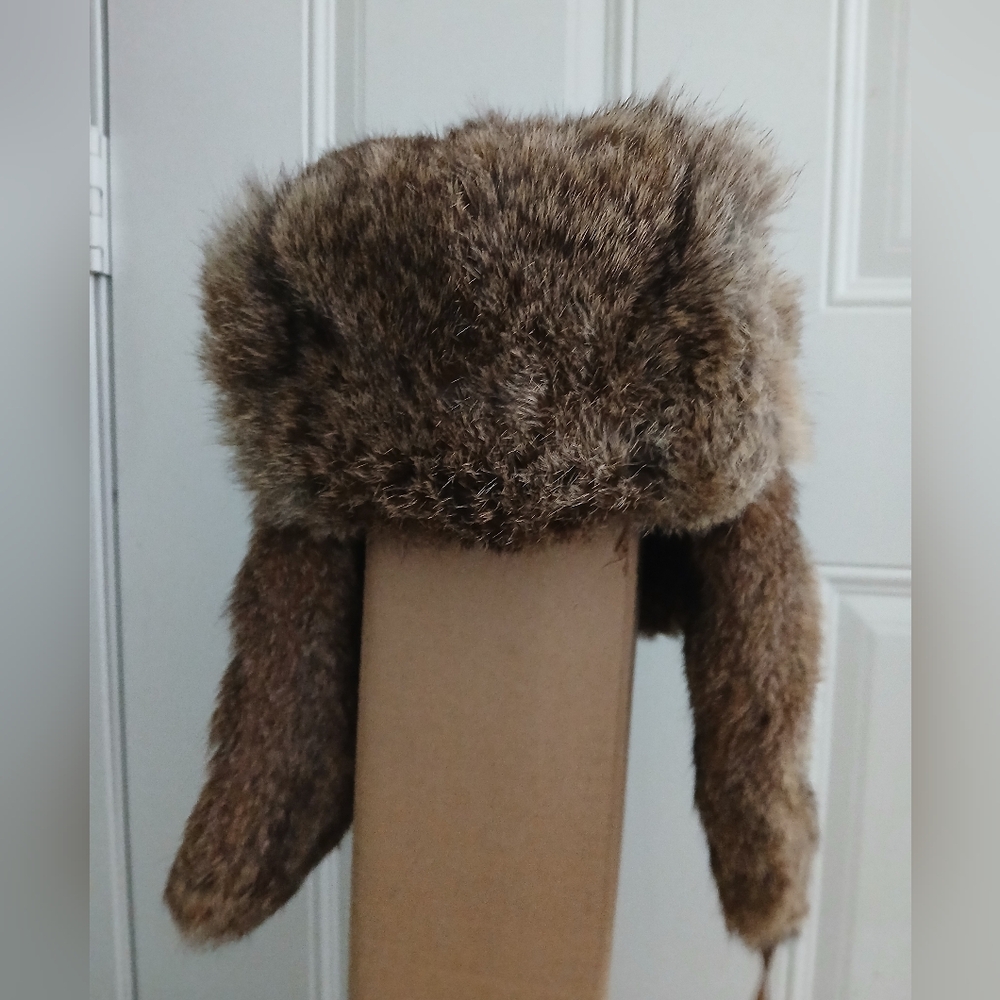 Brown Faux Fur Trapper Hat
